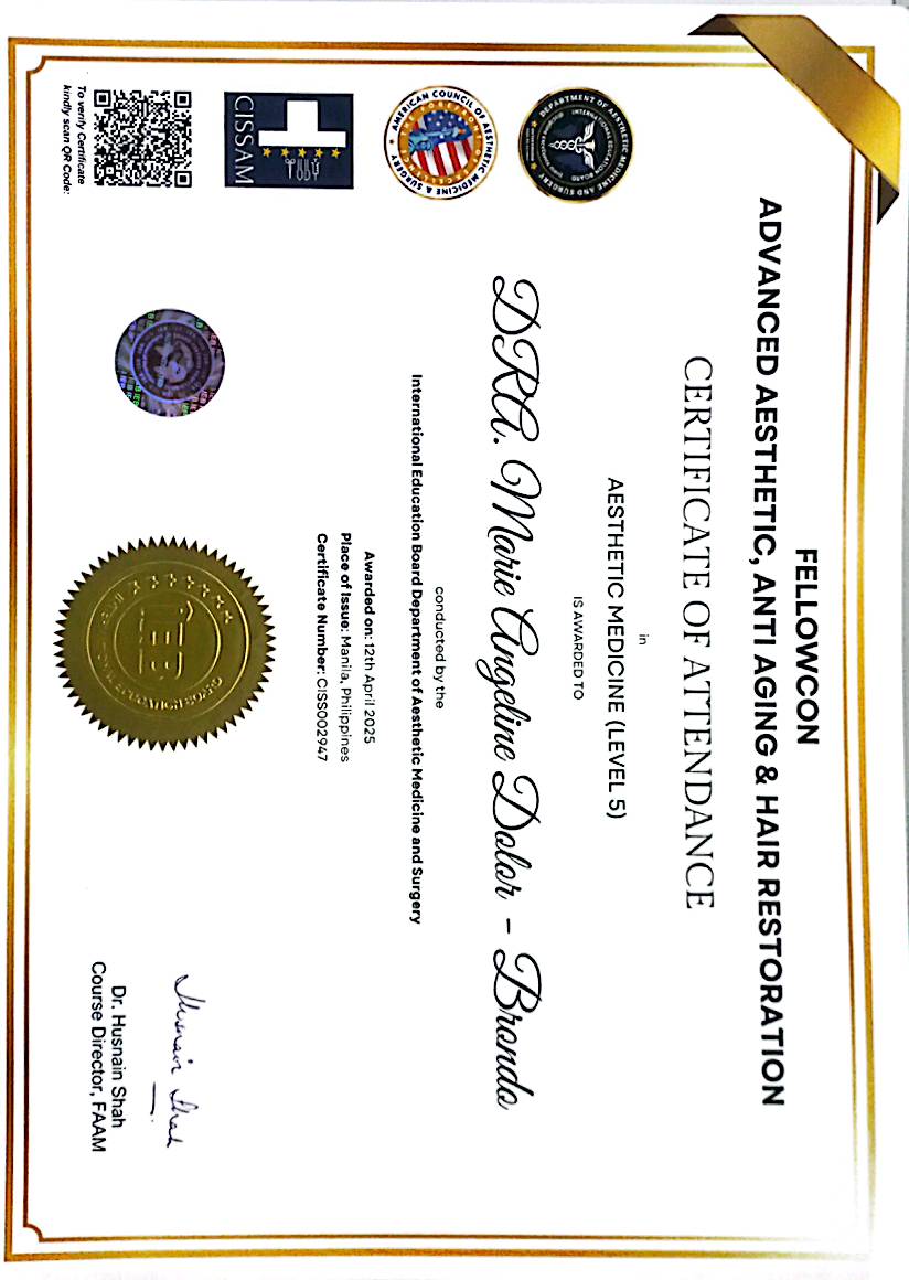 Aesthetic Medicine Certification